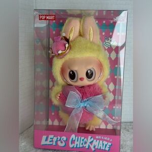 *SOLD* Pop Mart LABUBU THE MONSTERS Let's Checkmate Vinyl Plush Hanging Card